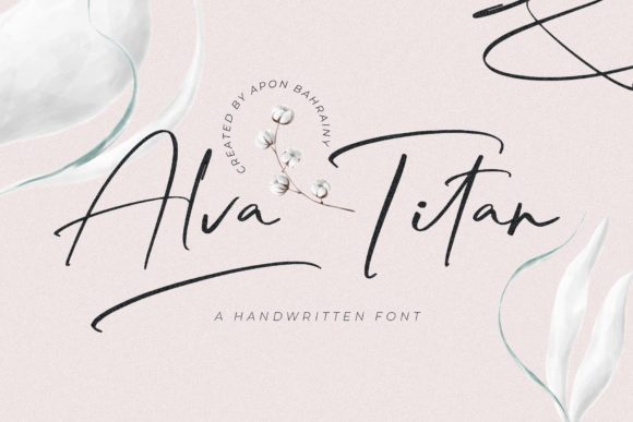 Alva Titan: A Fresh Handwritten Font for Business Branding