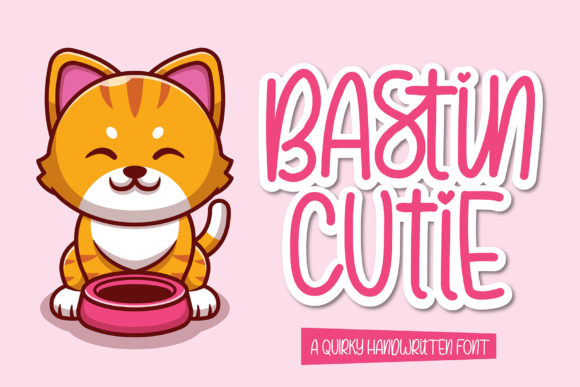 Bastin Cutie: A Quirky Handwritten Font for Creative Designs
