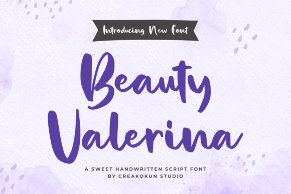 Beauty Valerina: A Delicate Script Font for Scroll-Stopping Digital Design