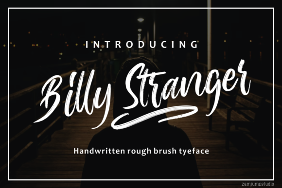 Billy Stranger: A Charming Brush-Styled Handwritten Font for Makers and Designers