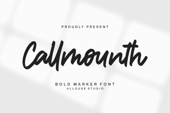 Callmounth: A Charming Script Font for Professional Branding