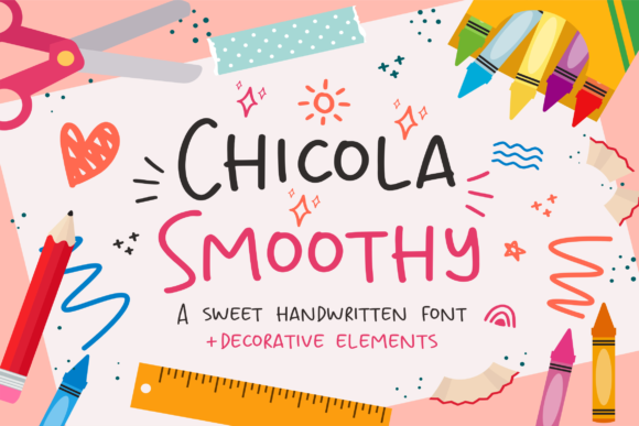 Chicola Smoothy: A Charming Handwritten Font for Editorial Design and Digital Publishing