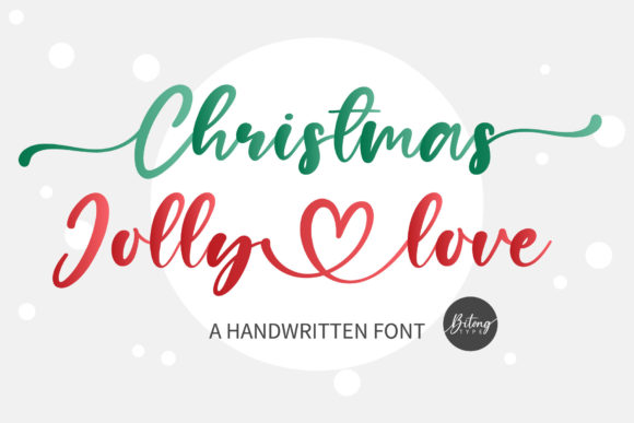 Christmas Jolly Love: A Delicate Script Font for Elegant Editorial Design