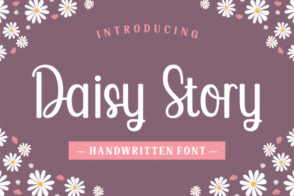 Daisy Story: A Delicate Handwritten Font for Crafters and Sellers
