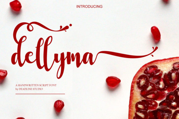 Dellyma: A Delicate Handwritten Font for Elegant Branding Projects