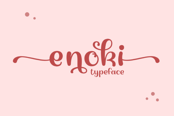 Enoki: A Stylish Handwritten Font for Modern Web Design Projects