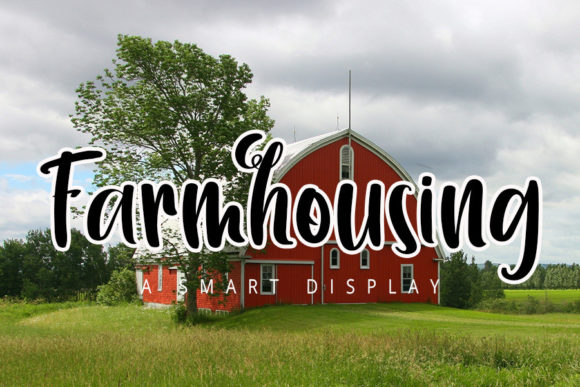 Farmhousing: A Playful Handwritten Font for Creative Projects