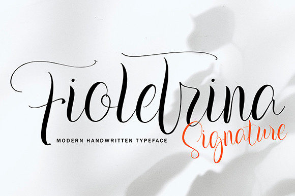 Fioletrina: A Flowing Handwritten Font for Elegant Web Design