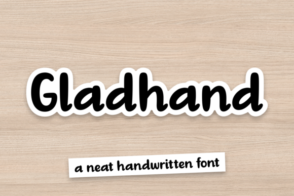 Gladhand: A Casual Handwritten Font for Modern Editorial Design