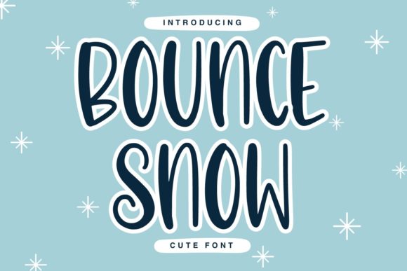 How Bounce Snow Adds Personality to Campaign Graphics and Social Media Fonts