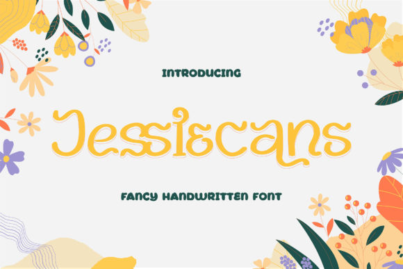 Jessiecans: A Cute Handwritten Font for Fashion Branding and Editorial Design