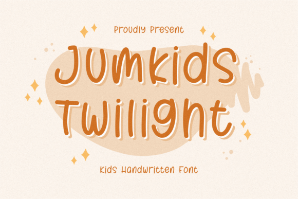Jumkids Twilight: A Quirky Handwritten Font for Crafty Creations