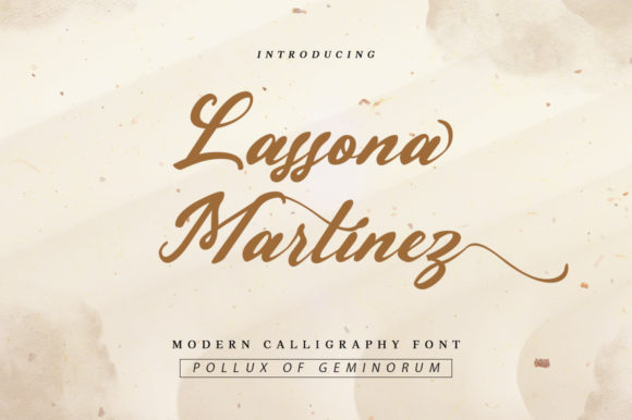 Lassona Martinez: A Handwritten Font That Elevates Small Business Branding