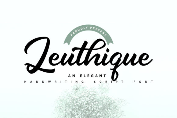 Leuthique: A Delicate Script Font for Elegant Designs