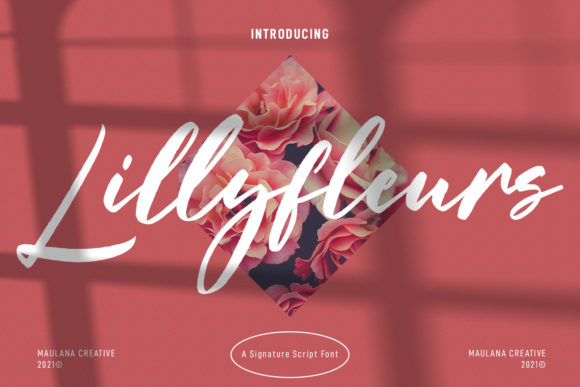 Lillyfleurs Signature: A Timeless Handwritten Font for Editorial Design