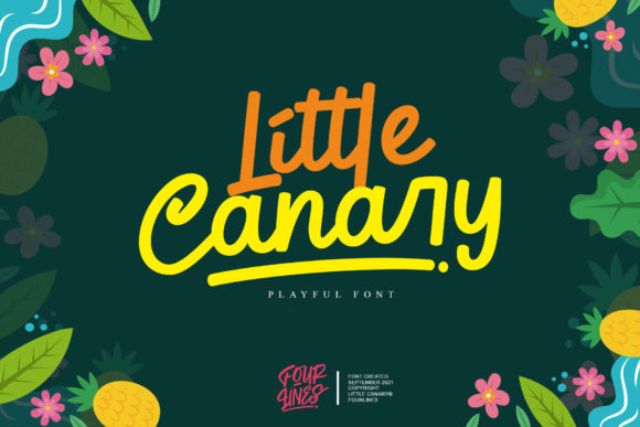 Little Canary: A Delicate Script Font for Elegant Branding and Social Media Design