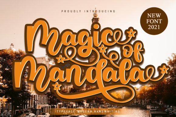 Magic of Mandala: A Timeless Handwritten Font for Elegant Editorial Design