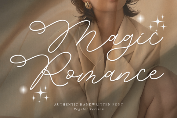 Magic Romance: A Timeless Script Handwritten Font for Creative Designs