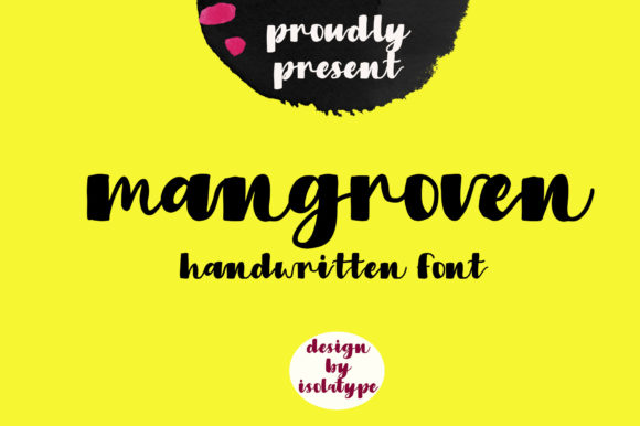Mangroven: A Bold Script Font for Editorial Design and Digital Publishing