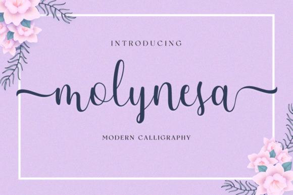 Molynesa: A Delicate Script Handwritten Font for Modern Marketing Design