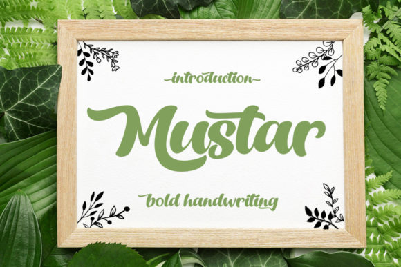Mustar: A Delicate Handwritten Font for Elegant Editorial Design