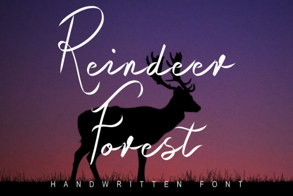 Raindeer Forest: A Luxurious Handwritten Font for Modern Web Design