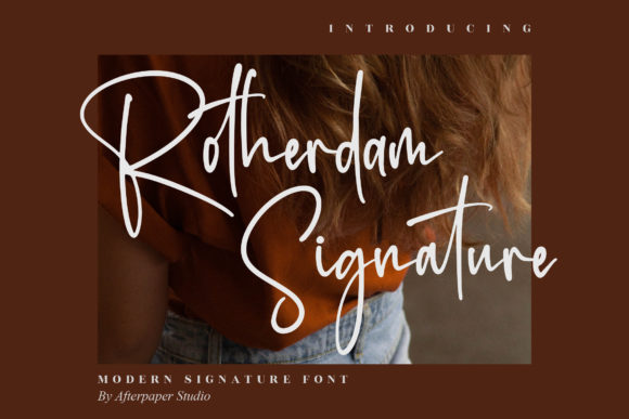Rotherdam Signature: A Timeless Handwritten Font for Makers and Sellers