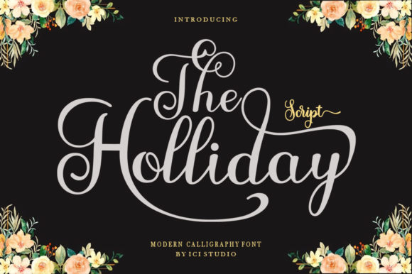 The Holliday: A Light Script Handwritten Font for Luxury Web Design