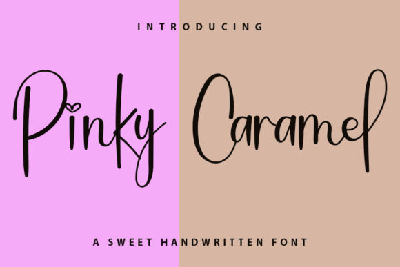 Using Pinky Caramel for Branding: A Designer’s Real-World Font Test